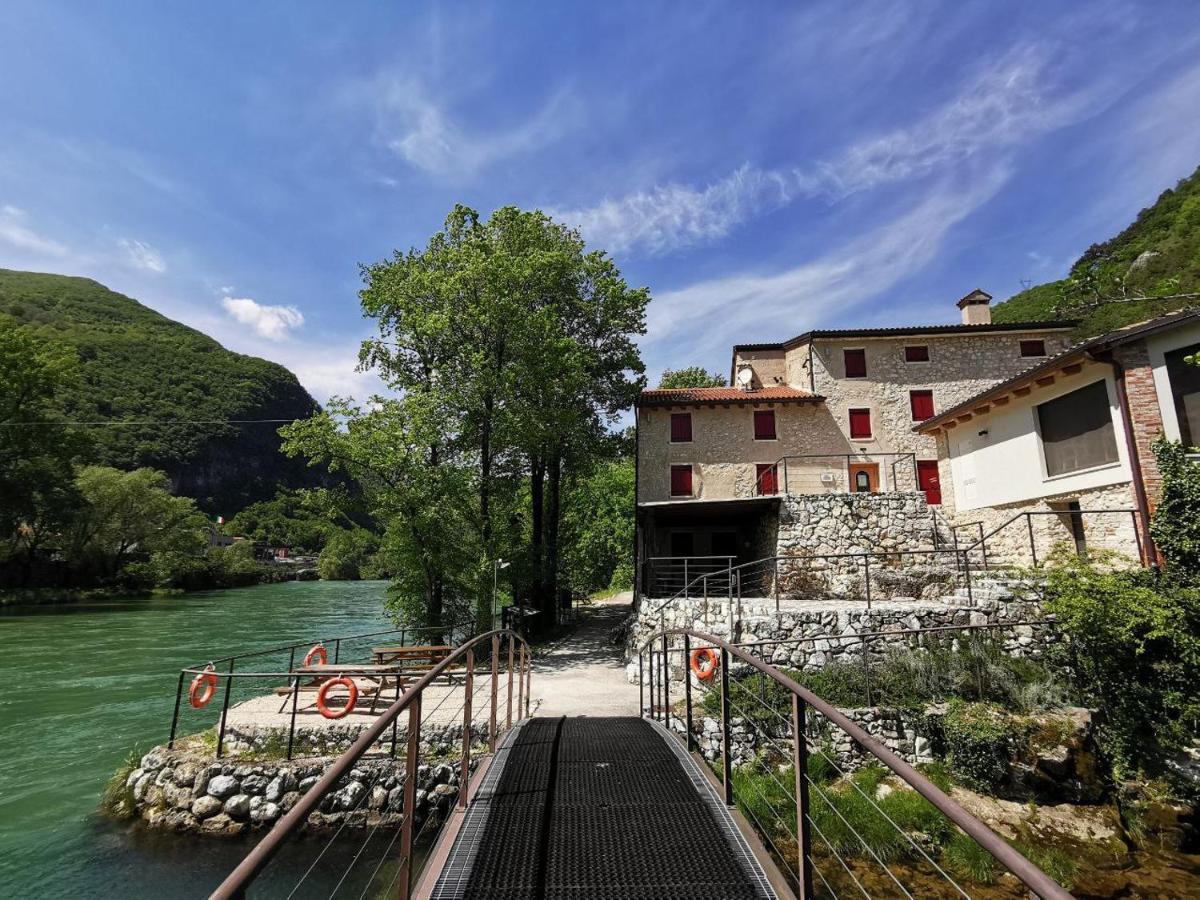 Casa Sul Fiume County House Panzió Solagna Kültér fotó