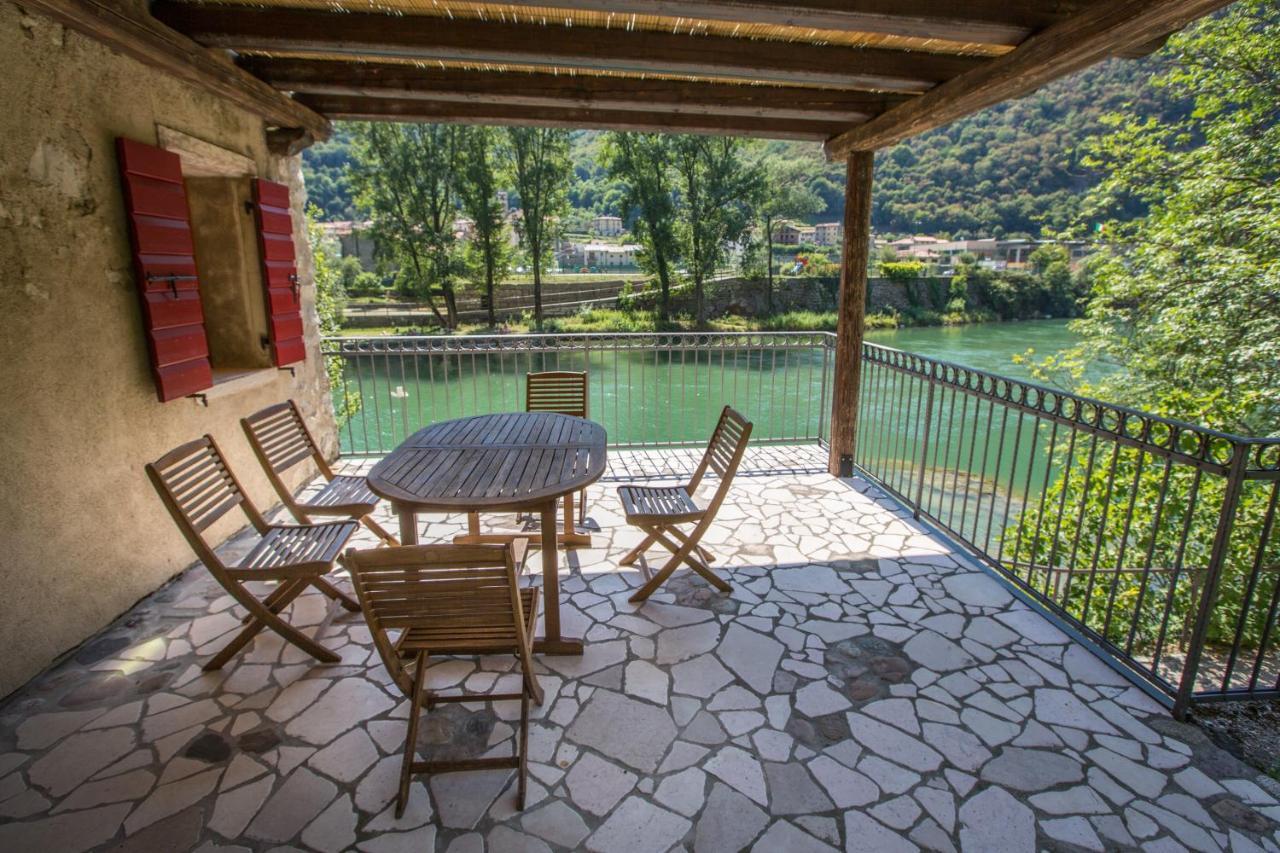 Casa Sul Fiume County House Panzió Solagna Kültér fotó