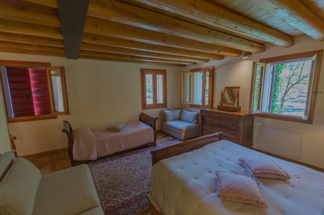 Casa Sul Fiume County House Panzió Solagna Kültér fotó