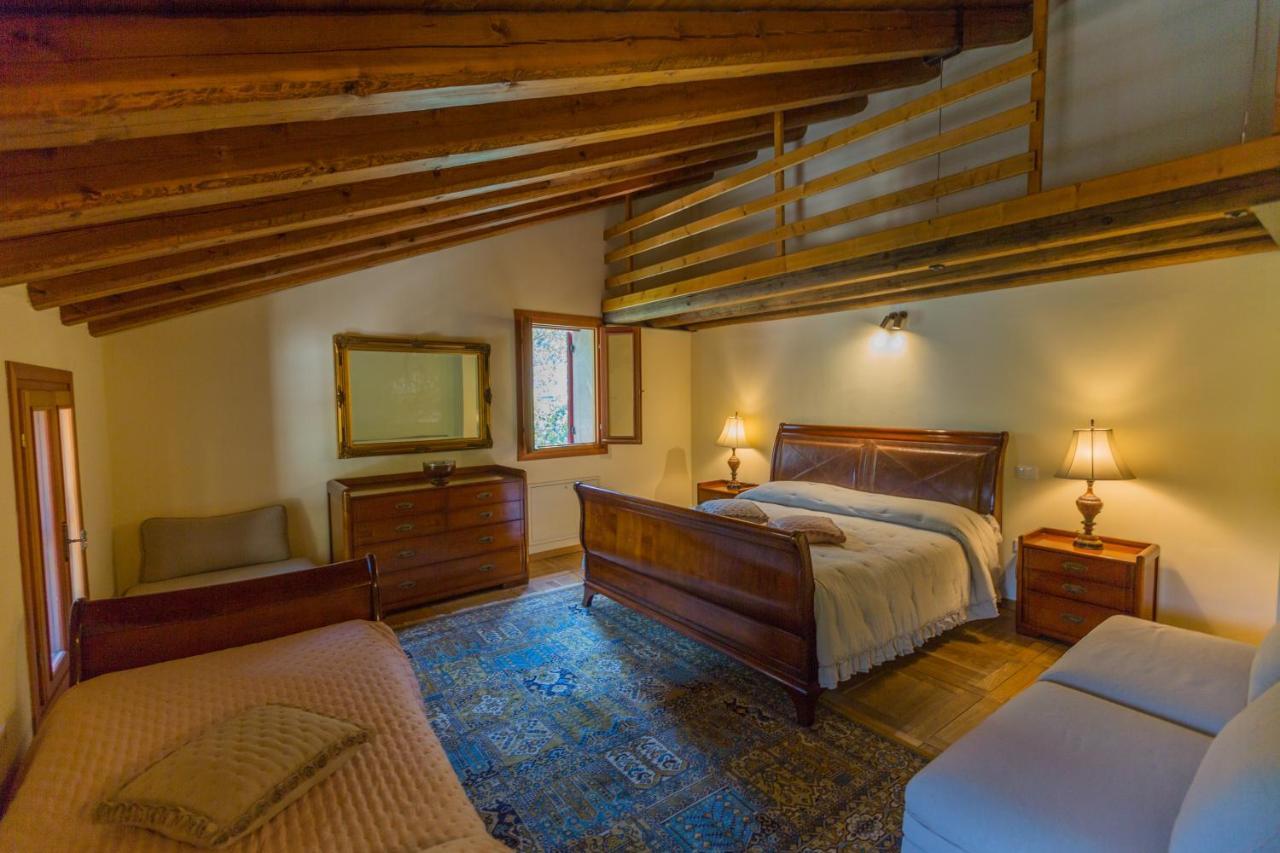 Casa Sul Fiume County House Panzió Solagna Kültér fotó